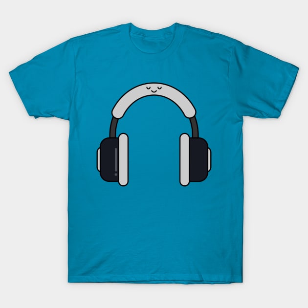 Headphones T-Shirt by WildSloths